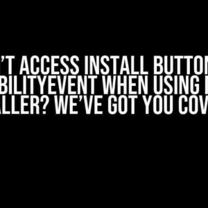 Can’t access install button on AccessibilityEvent when using Package Installer? We’ve got you covered!