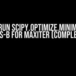 How to Run Scipy.optimize.Minimize with L-BFGS-B for Maxiter (Completely)