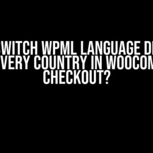 How to switch WPML language depending on delivery country in WooCommerce checkout?